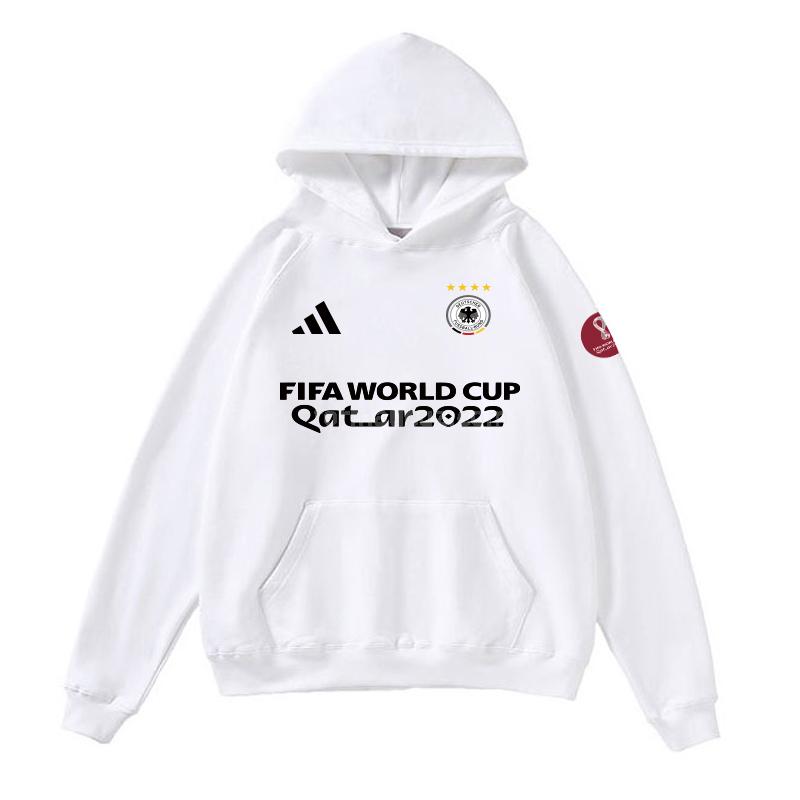 adidas almanya 2022 dünya kupası 221125a1 beyaz kapüşonlu svetşört
