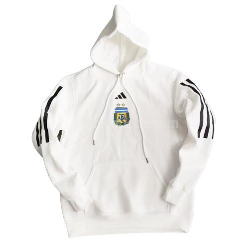 adidas arjantin 2022-23 221017a1 beyaz kapüşonlu svetşört