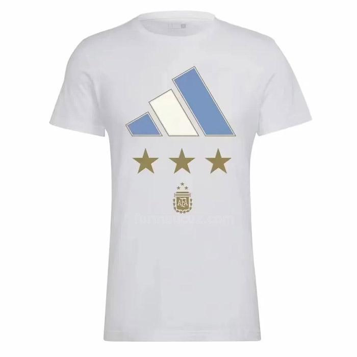 adidas arjantin 2022 3 star beyaz t-shirt