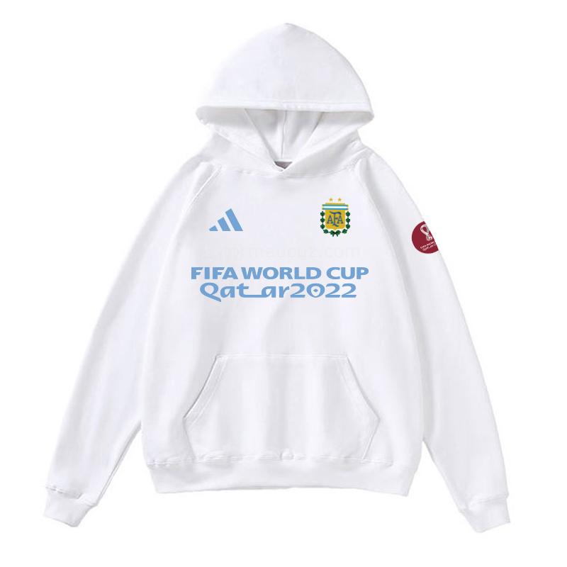 adidas arjantin 2022 dünya kupası 221125a1 beyaz kapüşonlu svetşört