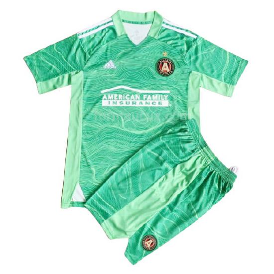 adidas atlanta united 2021-22 Çocuk kaleci yeşil maç forması