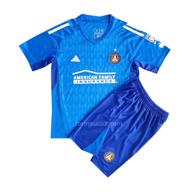 adidas atlanta united 2023-24 Çocuk kaleci mavi forması