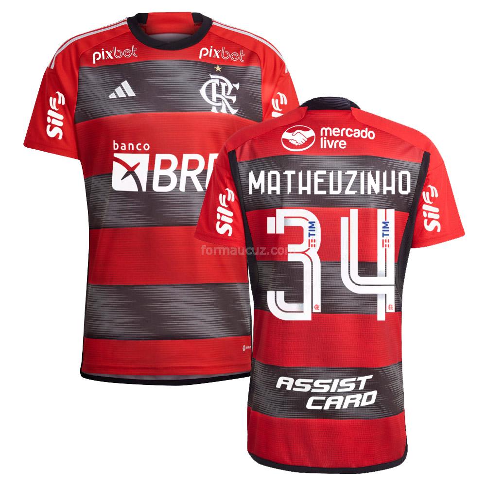 adidas flamengo 2023-24 matheuzinho İç saha forması