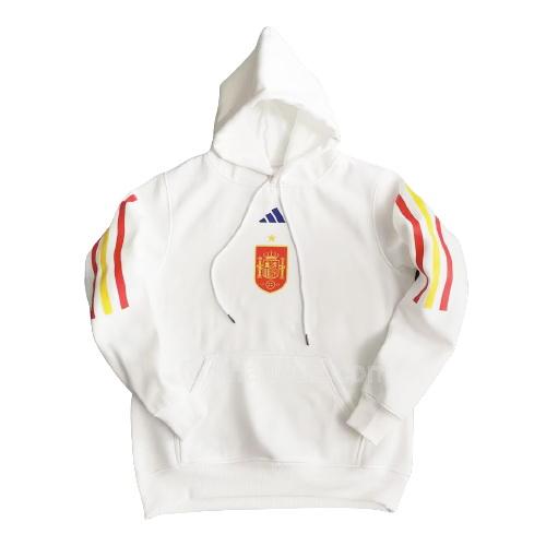 adidas ispanya 2022-23 221017a1 beyaz kapüşonlu svetşört