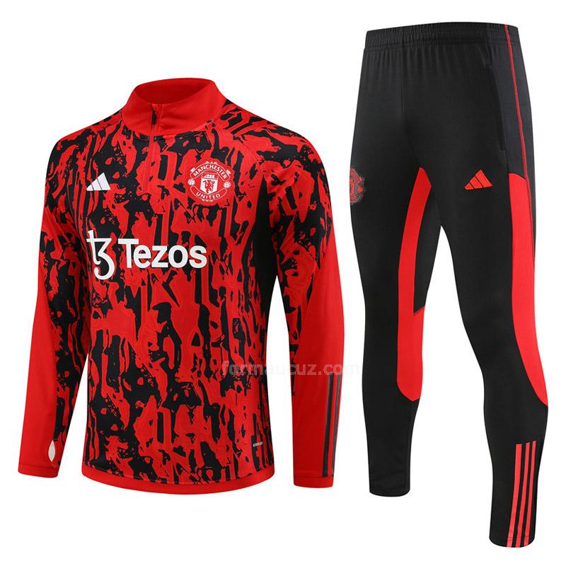 adidas manchester united 2023-24 23810a1 kırmızı siyah svetşört
