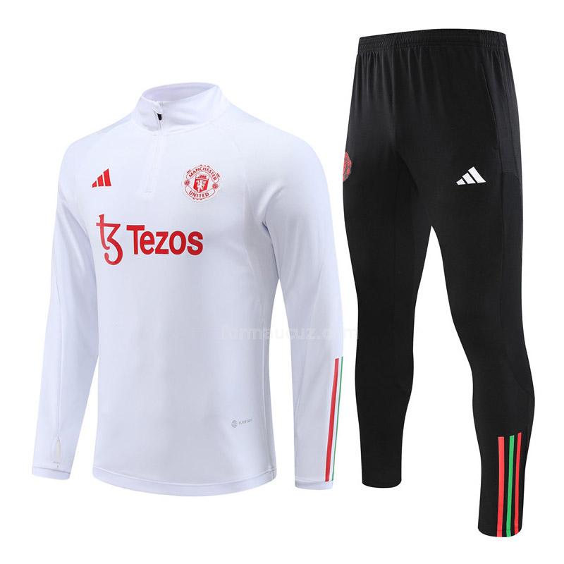 adidas manchester united 2023 beyaz svetşört