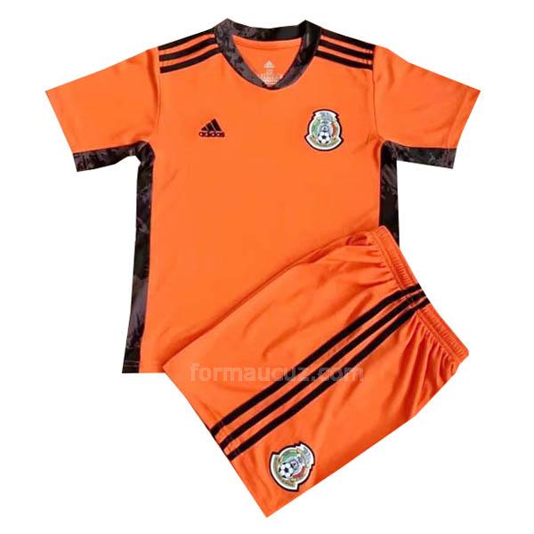 adidas meksika 2021 Çocuk kaleci portakal maç forması