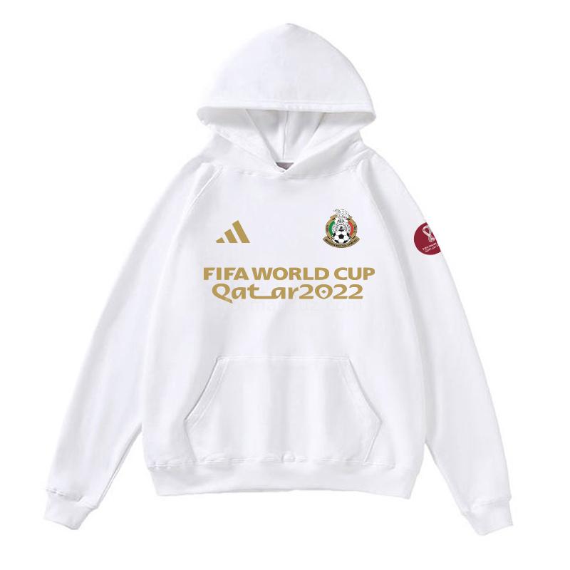 adidas meksika 2022 dünya kupası 221125a1 beyaz kapüşonlu svetşört
