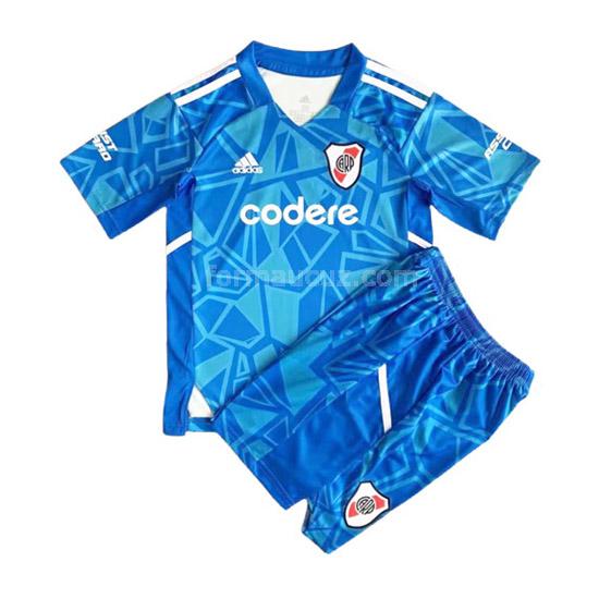 adidas river plate 2022-23 Çocuk kaleci mavi forması