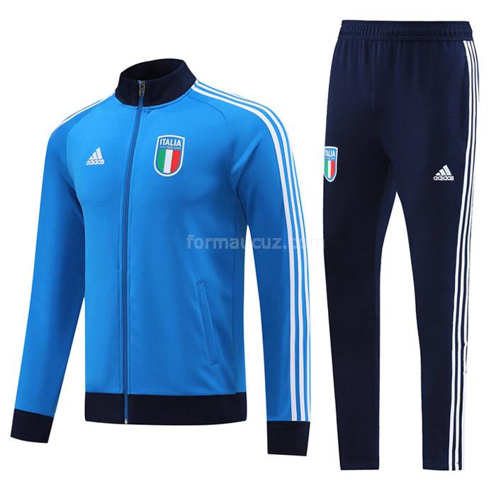 adidas İtalya 2023 2328a1 mavi ceket