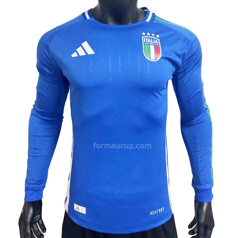 adidas İtalya 2024 uzun kollu İç saha forması