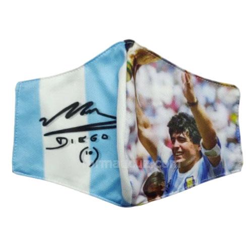 arjantin maradona mavi-beyaz amaçlı maske