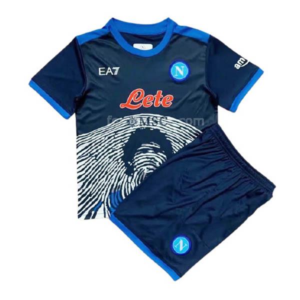 ea7 napoli 2021-22 maradona Çocuk mavi forması