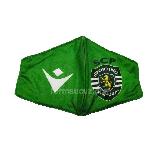 macron sporting cp 2020-21 yeşil amaçlı maske
