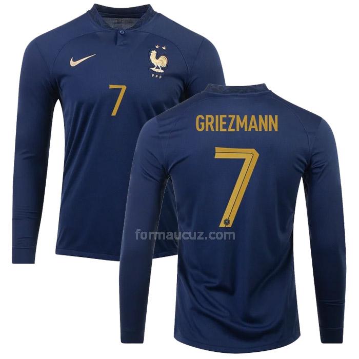 nike fransa 2022 griezmann uzun kollu dünya kupası İç saha forması