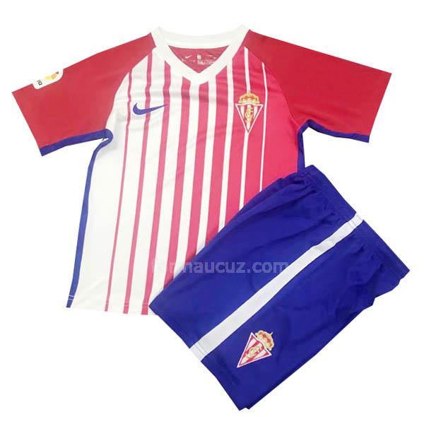 nike sporting gijon 2019-2020 Çocuk İç saha maç forması