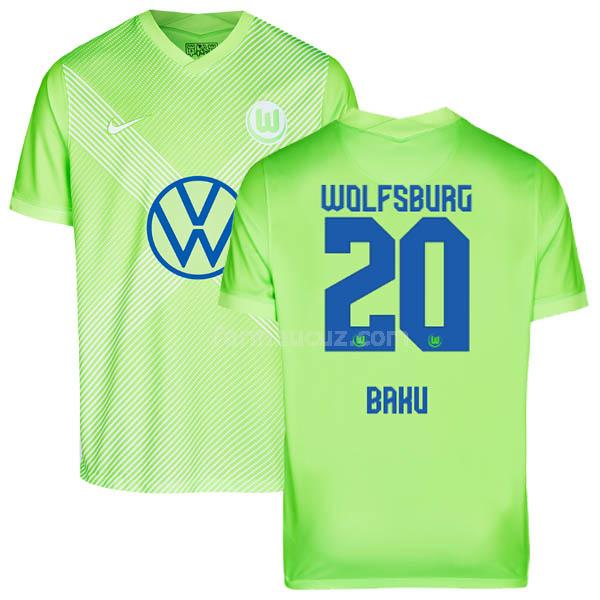 nike wolfsburg 2020-21 baku İç saha maç forması