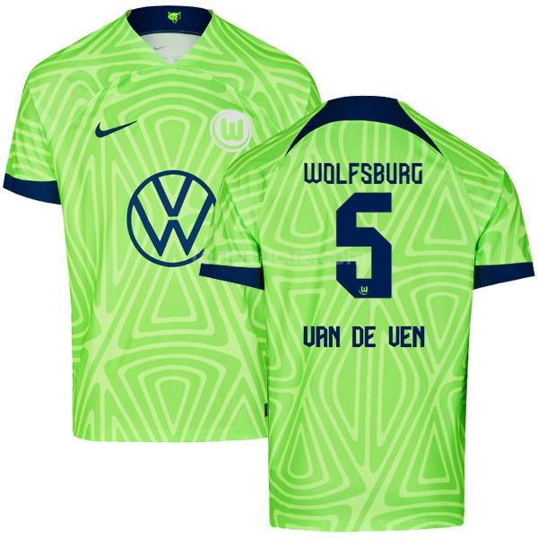 nike wolfsburg 2022-23 van de ven İç saha forması