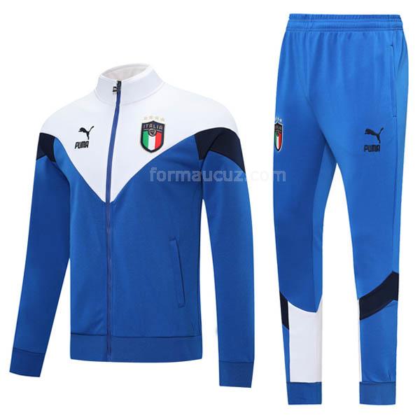 puma İtalya 2020-21 mavi beyaz ceket